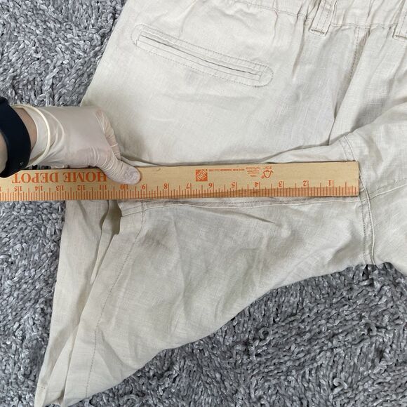 Tommy Bahama Linen Shorts Men’s XXL Beige Drawstring Beach Preppy Summer Golf - Picture 5 of 5